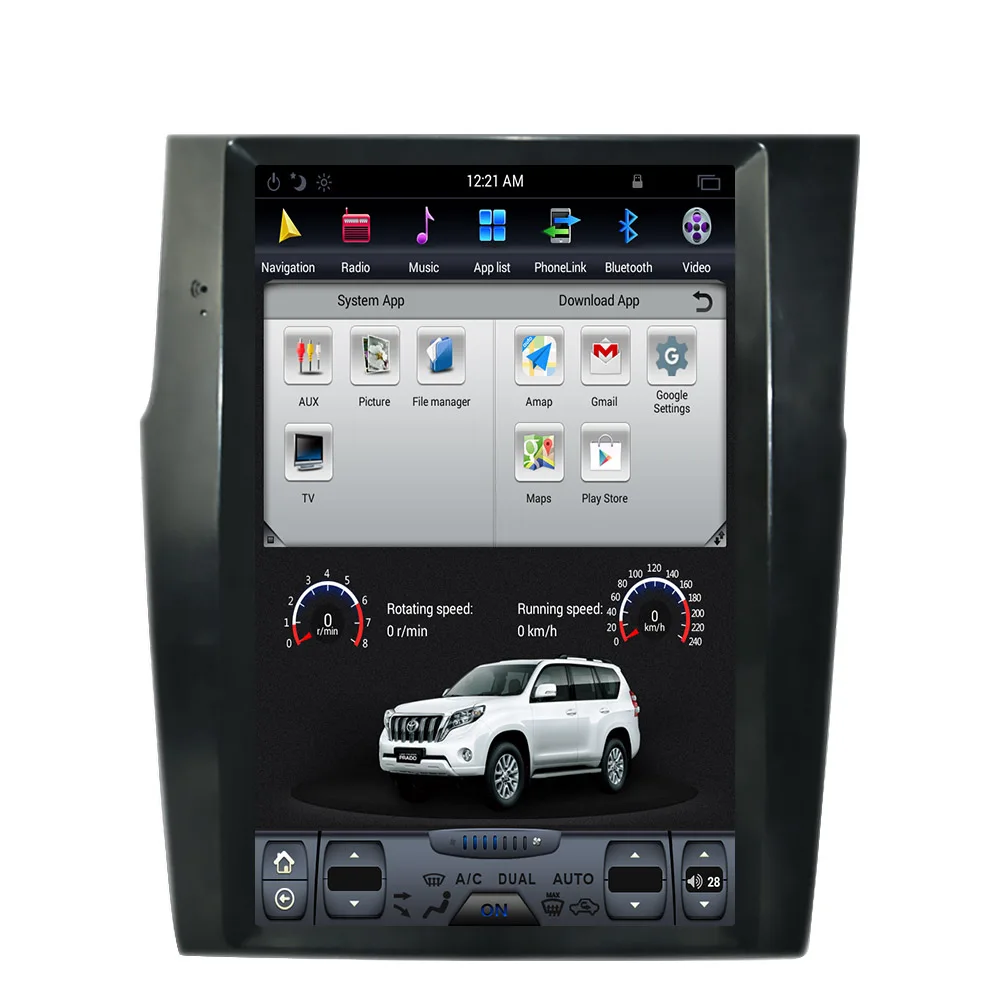 Sale Android 6.0 12.1" Tesla style Vertical car radio gps for Citroen C4 C4L for DS4 2011-2016 navigation multimedia system 2