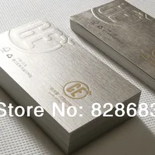 260grm пустая металлическая художественная бумага для визиток с белой Глянцевая задняя панель