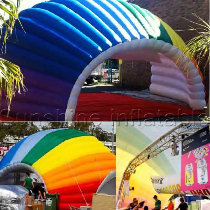 

2016 newest colorful igloo shell shaped inflatable tent giant inflatable marquee tent for party and events
