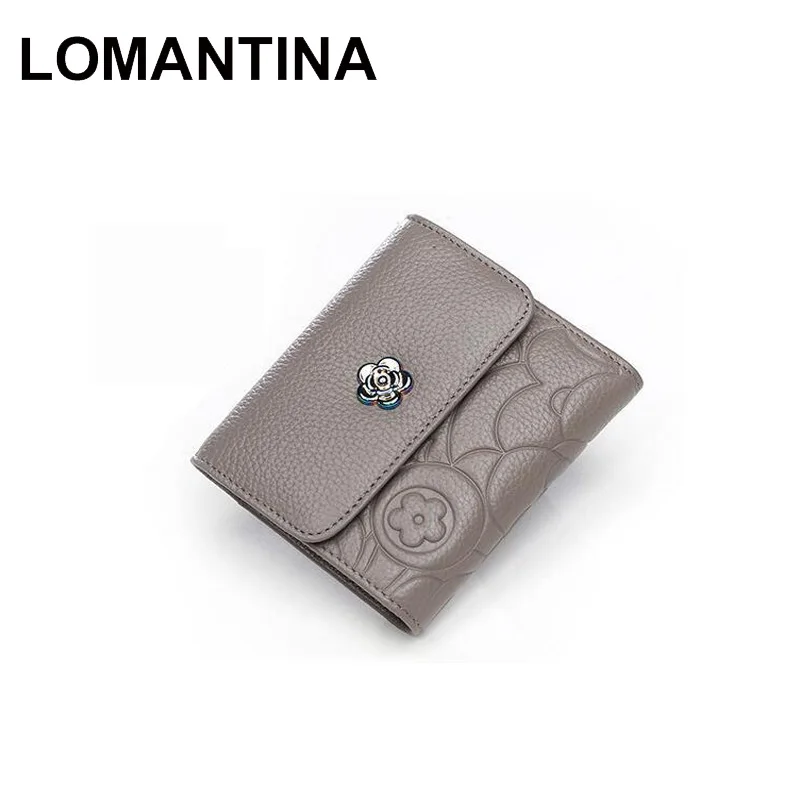 LOMANTINA роскошный брендовый женский кошелек с цветами женские держатели для