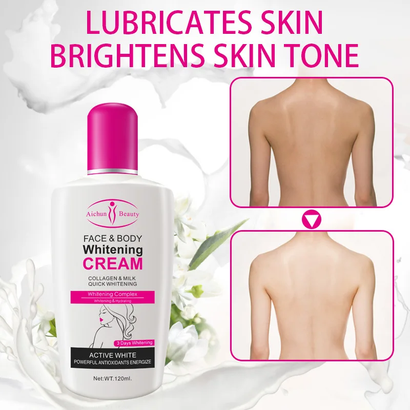 

Whitening Body Cream Armpit Whitening Cream Between Legs Knees Private Parts Whitening Formula Armpit Whitener 120ml TSLM1