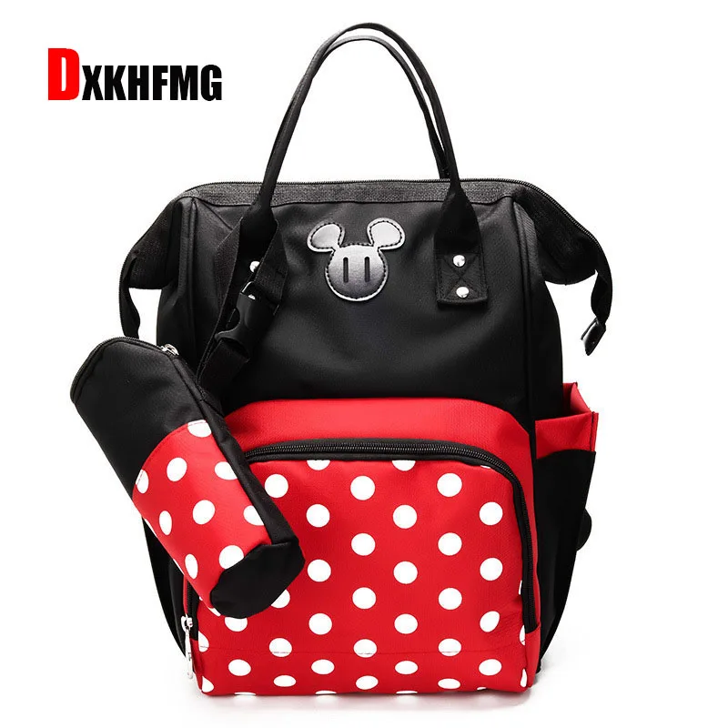 

Fashion New Canvas Mom Bag Backpacks Diaper Baby Care Large Capacity Mummy Bag Pregnant Outing Travel Backpack for Sac Femme
