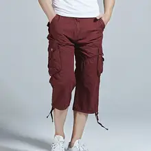 Мужские шорты из хлопка, Прямые пляжные шорты