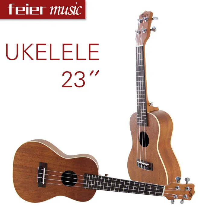 Kaká 23 '' caoba Ukelele concierto 4 cuerdas palisandro