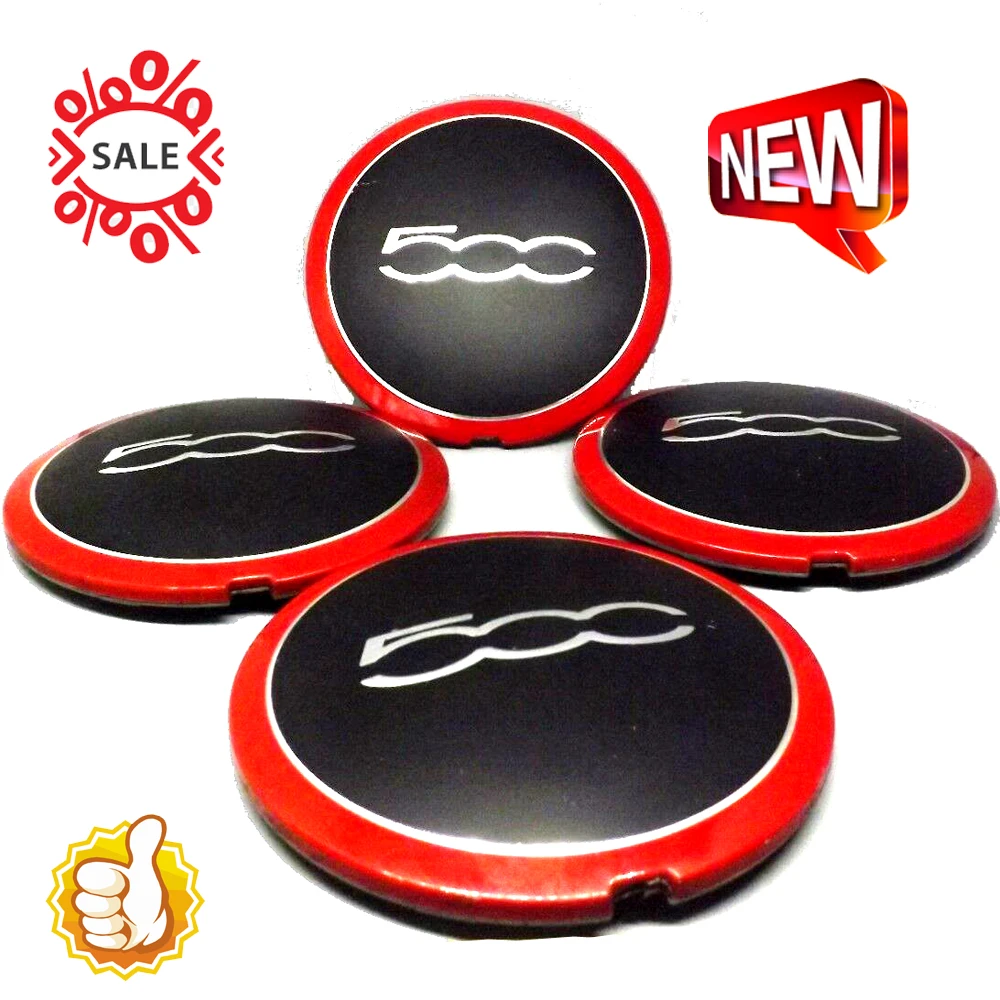 BAQIU 1 Piece 133mm Alloy Wheel Hub Center Cap Wheel Hub Caps Compatible for Fiat 500 Abarth Car Rim Hubcap Dust-proof Cover BAQIU 1 Piece 133mm Alloy Wheel Hub Center Cap Wheel Hub Caps Compatible for Fiat 500 Abarth Car Rim Hubcap Dust-proof Cover