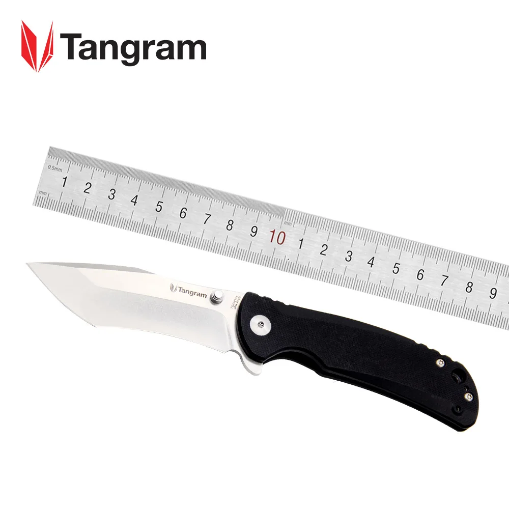 TANGRAM большой нож для охоты складной TG4001A1 G10 ножи выживания Портативный Высокое