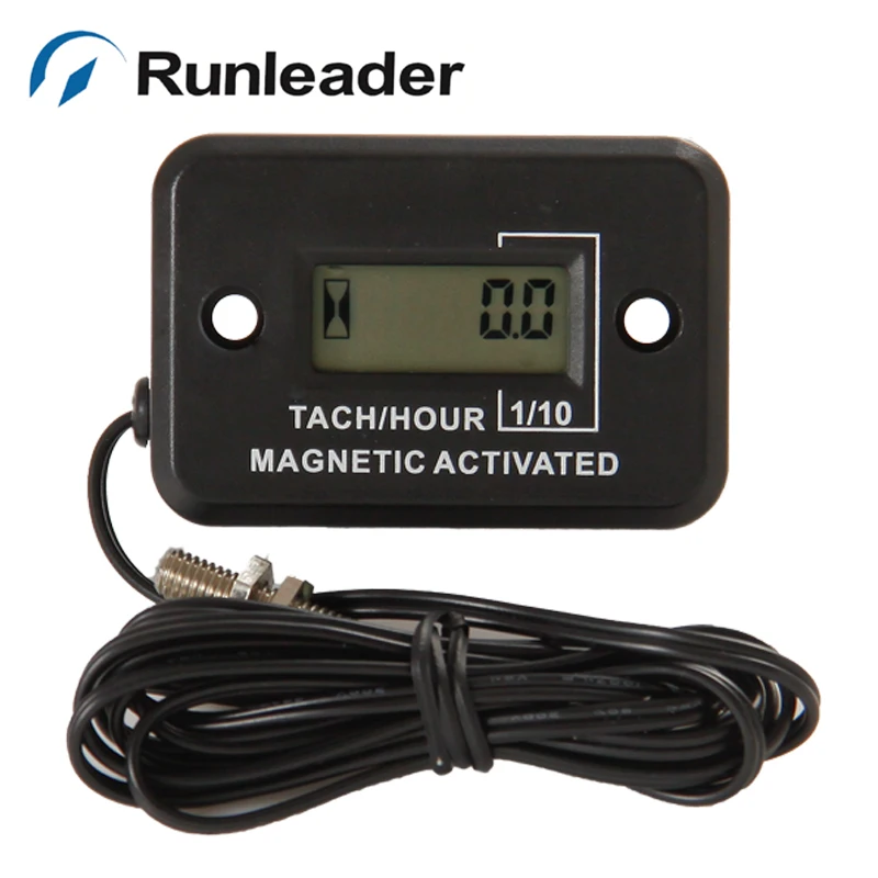 

Digital Diesel Gas Engine Hour Meter Tachometer For pump mining machinery drill mixer generator Excavator roller mast crane ATV