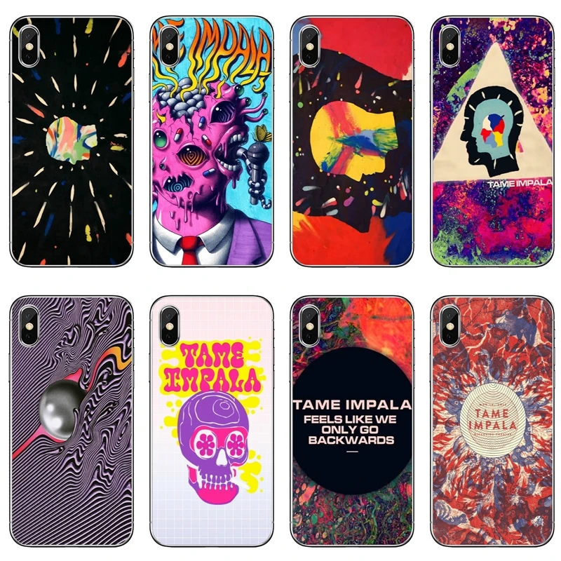 Чехол для телефона Psychedelic Tame Impala iPhone 8 7 6s 6 plus XR X XS Max SE 5s 5c 5 мягкий чехол iPod