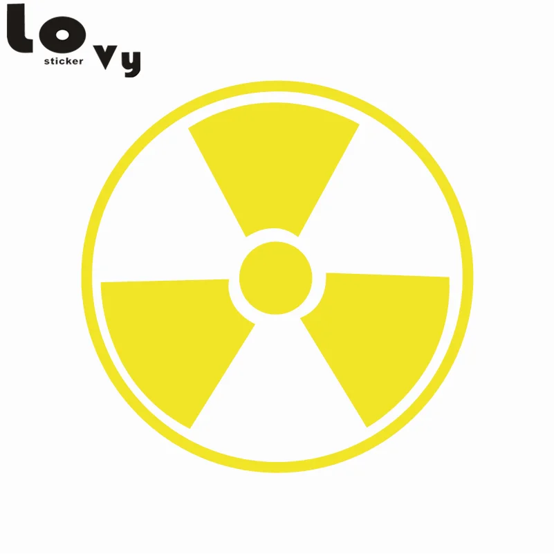 

Radiation-proof Vinyl Car Sticker Personality Away from Danger Fuel Cap Sticker