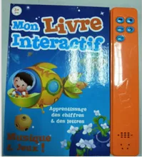 French e-book learning book touch screen baby learn book reading book Parent-child interaction For Kids learn stcker book