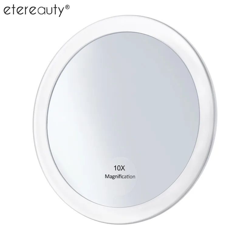 Koop 10x Vergrootglas Make Up Spiegel met 3 Zuignappen Make Up Pocket Cosmetische Spiegel Vergroting Compacte Spiegel Vergroting