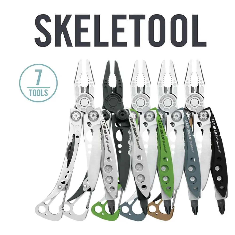 

LEATHERMAN - Skeletool Lightweight Multitool with Combo Knife and Bottle Opener XS/SX/CX/RX