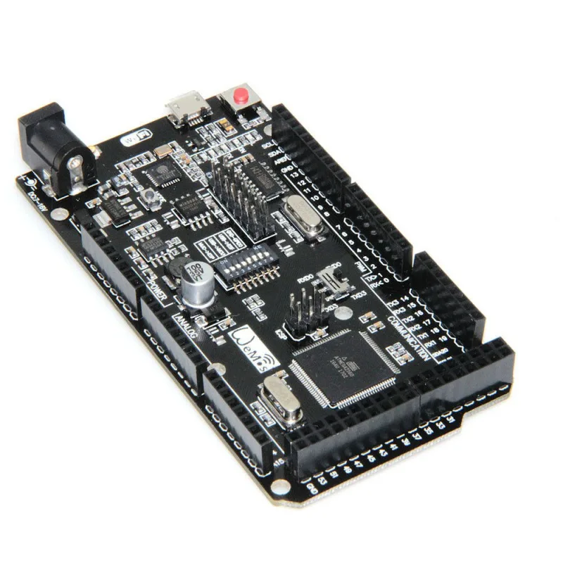 Mega + WiFi R3 ATmega2560 ESP8266 32 Мб USB TTL памяти CH340G Модуль Автоматизации для Arduino NodeMCU|Модули