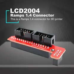 Ramps 1,4 разъем 3D-принтеры Запчасти контроллер для адаптера доска LCD2004 LCD12864 умный контроллер разъем адаптера модуль