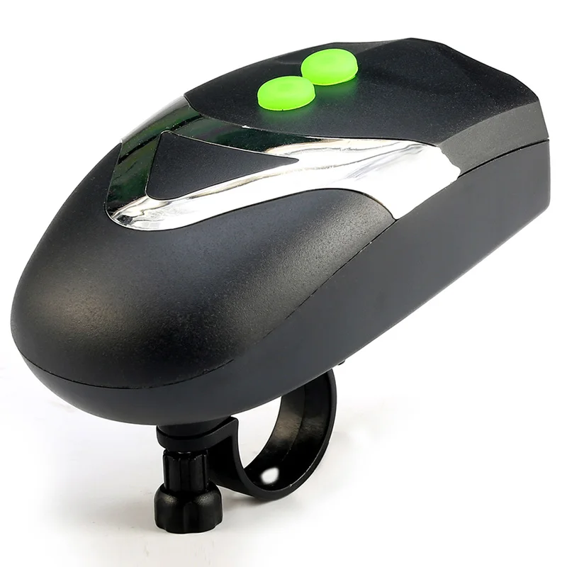 Sale Universal White Front Head Light Bike Bicycle Light  Cycling Lamp + Electronic Bell Horn Hooter Siren Waterproof Accessories 5