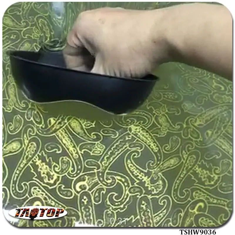 HYDROGRAPHIC WATER TRANSFER HYDRODIPPING FILM HYDRO DIP GOLD CARBON FIBER 2M 