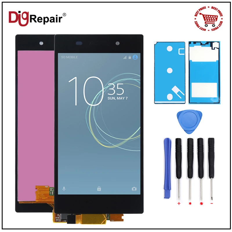 

For Sony Xperia Z1 LCD Screen L39H L39 C6902 C6903 LCD Display Touch Screen Digitizer Replacement C6903 LCD For Sony Z1 Display