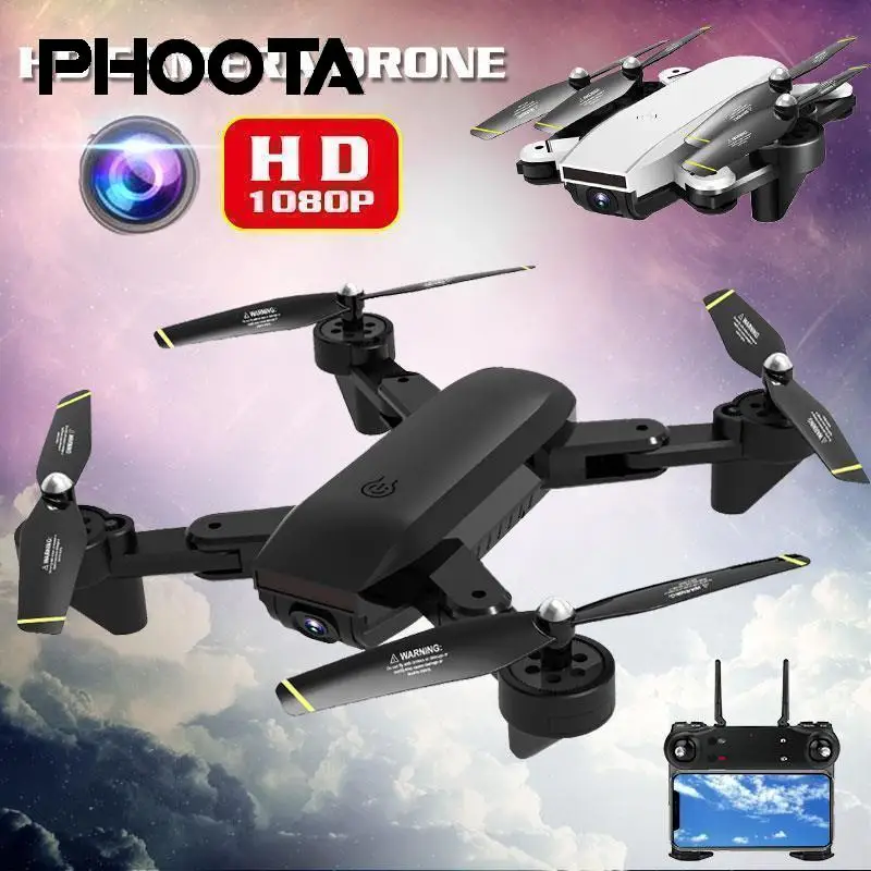 

RC Drone Wifi FPV 1080P HD Camera Wide-angle Optical Flow Dual Follow Me Altitude Hold Quadcopter Toys