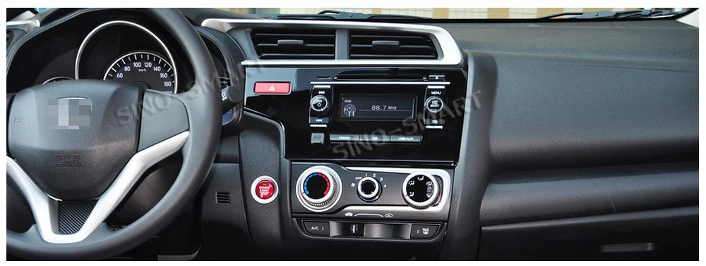 Flash Deal Sinosmart  Android 8.1 2Din IPS/QLED 2.5D screen car gps radio navigation player for Honda Fit 2008-2014 14