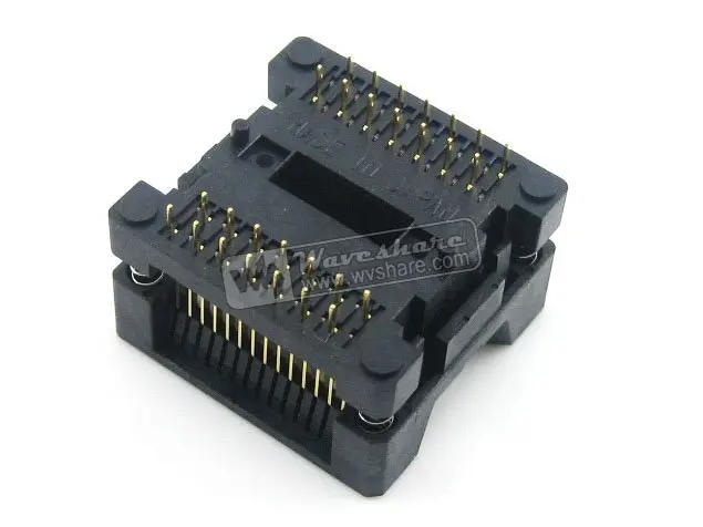 OTS-28-1.27-04 SOP28 SO28 SOIC28 Enplas IC Test & Burn-in Socket Programmer Adapter 7.5mm Width 1.27mm Pitch 