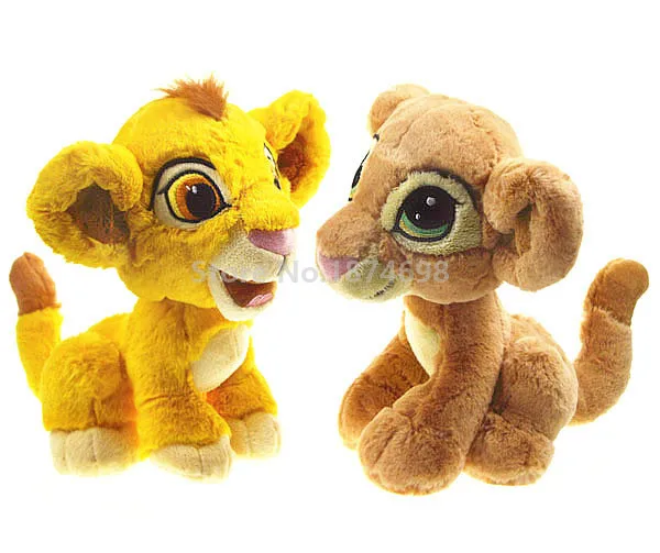 

New The Lion King Cute Baby Young Simba and Nala Plush Toy 25cm Stuffed Animals Toys for Children Kids Gifts