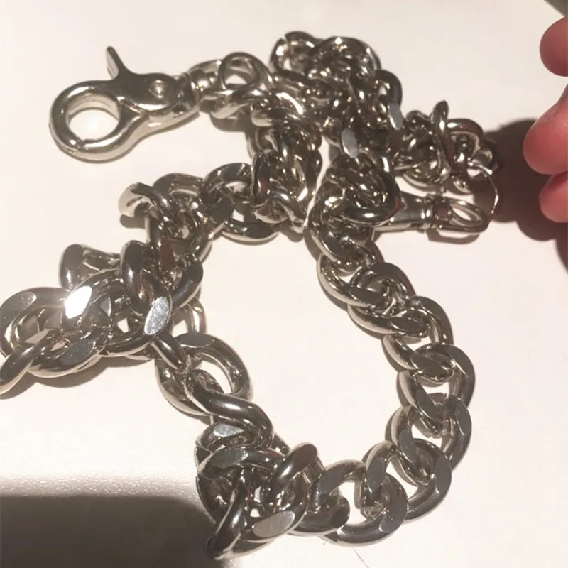 18.9  Iron Alloy Metal Pants Chain for Men Women Punk Rock Jeans Trousers Biker Wallet Key Ring Key Chain Unisex Cool Jewelry