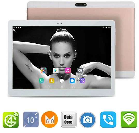 

2017 Newest 10 inch 4G LTE Tablets Octa Core Android 7.0 RAM 4GB ROM 64GB Dual SIM Cards 1920*1200 IPS HD 10.1 inch Tablet PCs