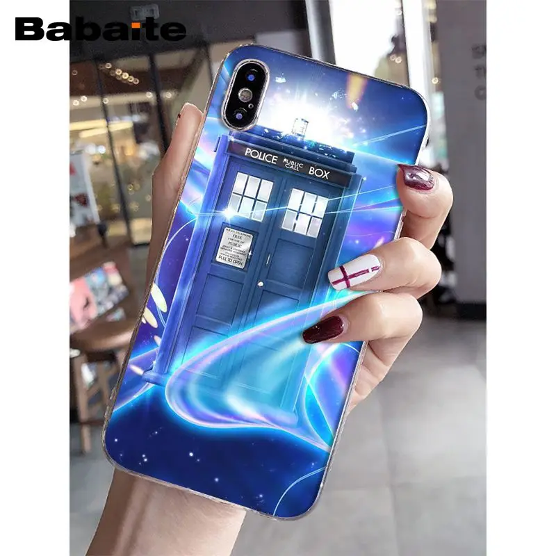 Babaite Tardis Box Доктор Кто ТВ мягкий силиконовый прозрачный чехол для телефона для iPhone 8 7 6 6S Plus 5 5S SE XR X XS MAX Coque Shell