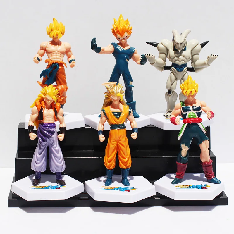 Anime Dragon Ball Z Super Saiyan Goku Vegeta Gotenks Buu PVC Action Figure font b Toys