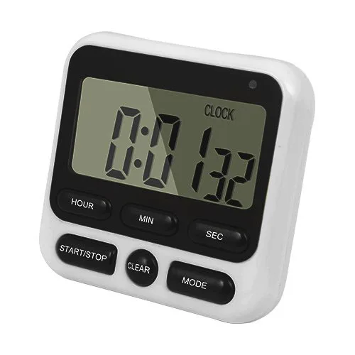 Loskii KC-05 Upgraded 24-Hours Digital Kitchen Clock Cooking Timer Countdown Multifunction with Big Digits Loud Alarm Magnetic Backing Stand Memory for Cooking Baking Exercise