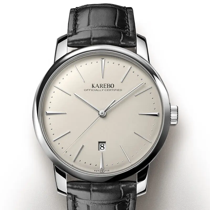 Часы KAREBO мужские деловые ультратонкие механические с ETA2824 2|wristwatch|wristwatch menswristwatch