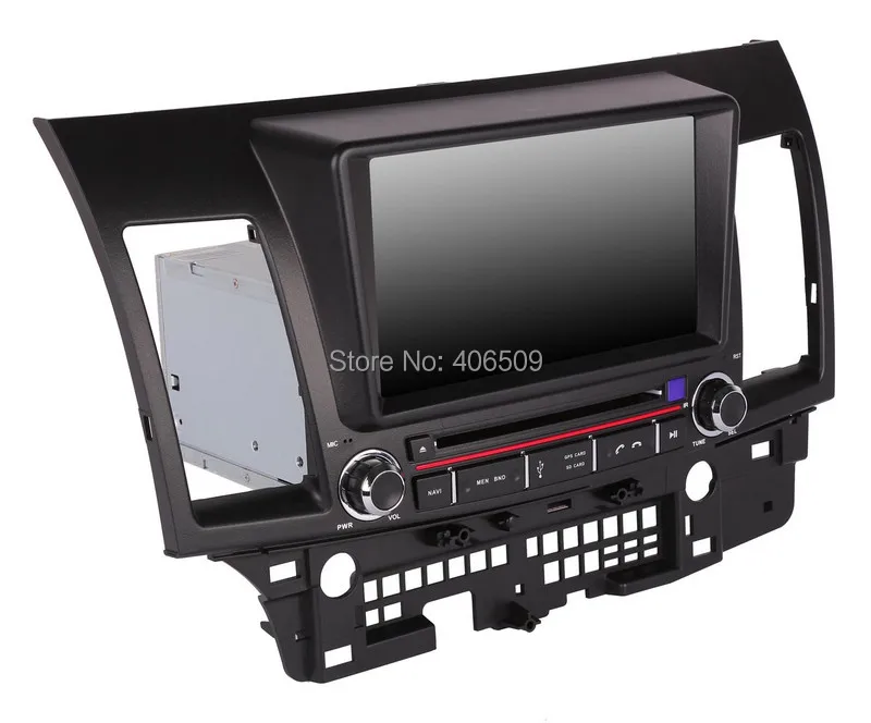 Flash Deal 8" Head Unit Car DVD Player for Mitsubishi Lancer 2007-2013 wtih GPS Navigation Radio Bluetooth TV SD USB AUX Audio Navigator 3