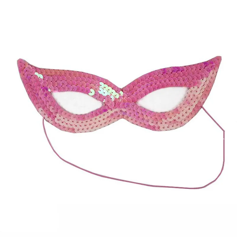 Модная сексуальная женская маска для глаз с блестками в виде кошки венецианские маски для лица женские очки для девочек карнавальные маскарадные Вечерние Маски на Рождество navidad - Цвет: pink