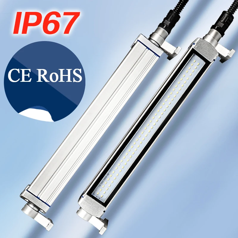 Best Jiujia LED Milling CNC Machine Tool Light Explosion proof Waterproof Oil proof Workshop Working Lamp Long lathe lamp 24 36 220V