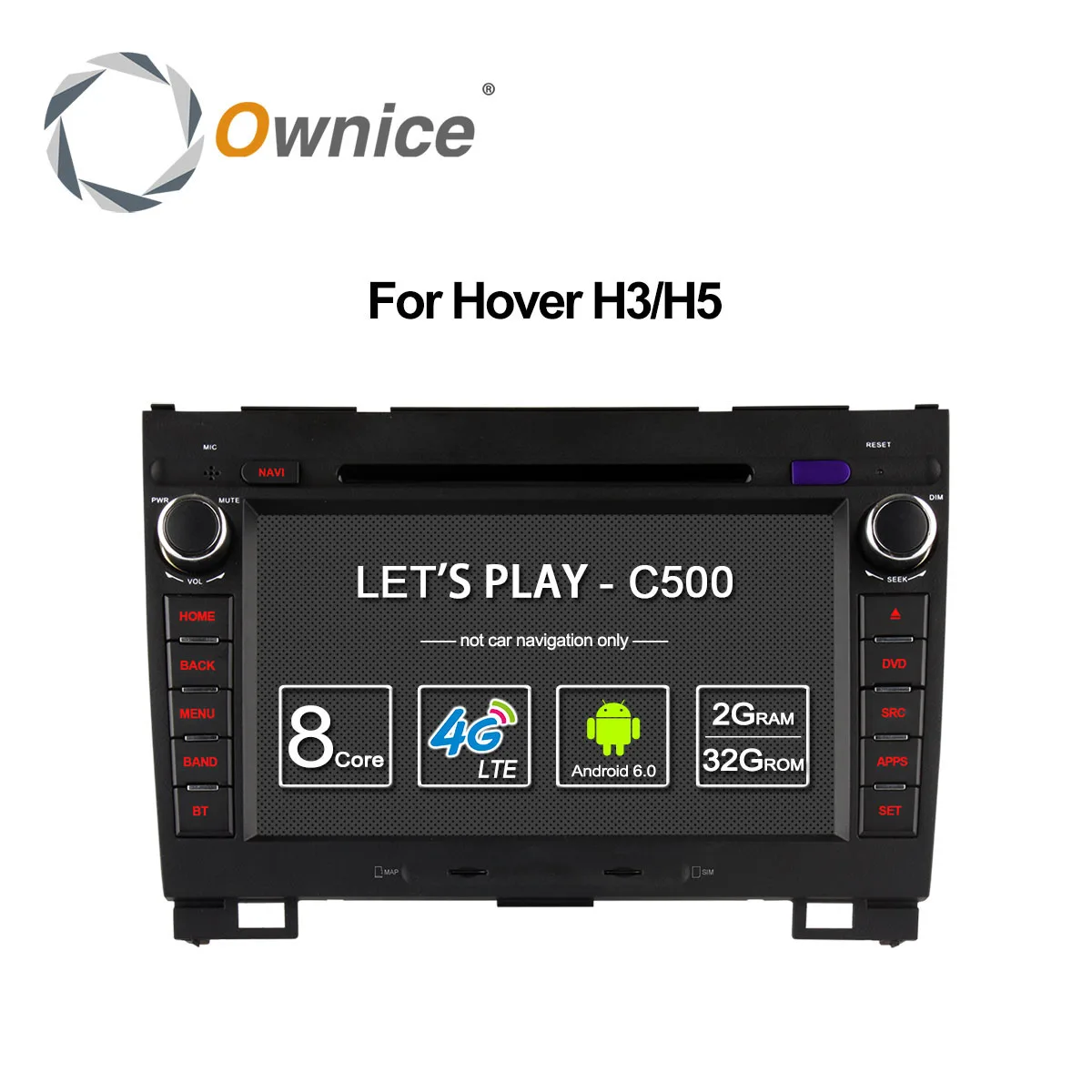 Ownice C500 4G SIM LTE Android 6 0 Quad Core font b Car b font dvd