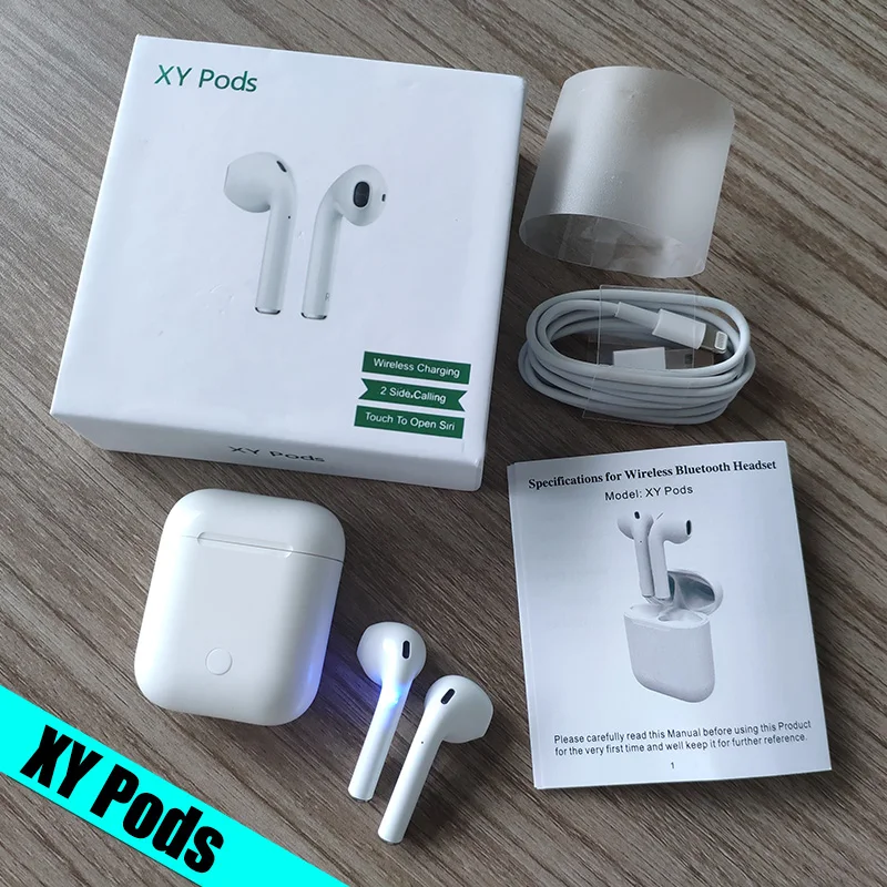

XY Pods Touch Control Wireless Bluetooth 5.0 Earphone 1:1 Xypods W1 Chip Wireless Charging Headset Pk Air Mx Lk Te9 Lk-Te9 i30