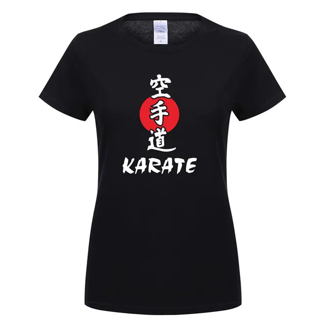 Summer Fashion Karate Women T Shirt Funny New Printed Short Sleeve