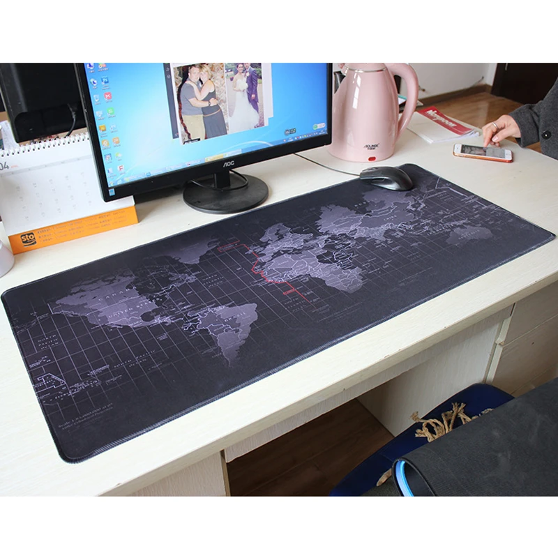 30 см x 80 2018 новый коврик для мыши карта мира Notbook компьютерная мышь игровая геймер