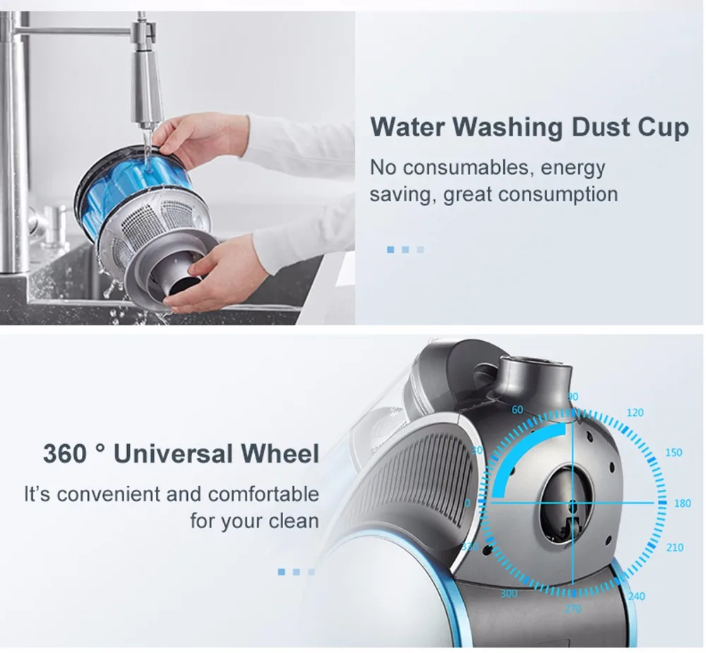 MIDEA VACUUMCLEANER BAGLESS CANISTER BLUE MC15K2BCA HSDS Online