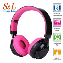 SL Nuevo Auricular Bluetooth auriculares de juegos de auriculares con MICRÓFONO auriculares Inalámbricos Bluetooth brillante para un teléfono móvil y el PC