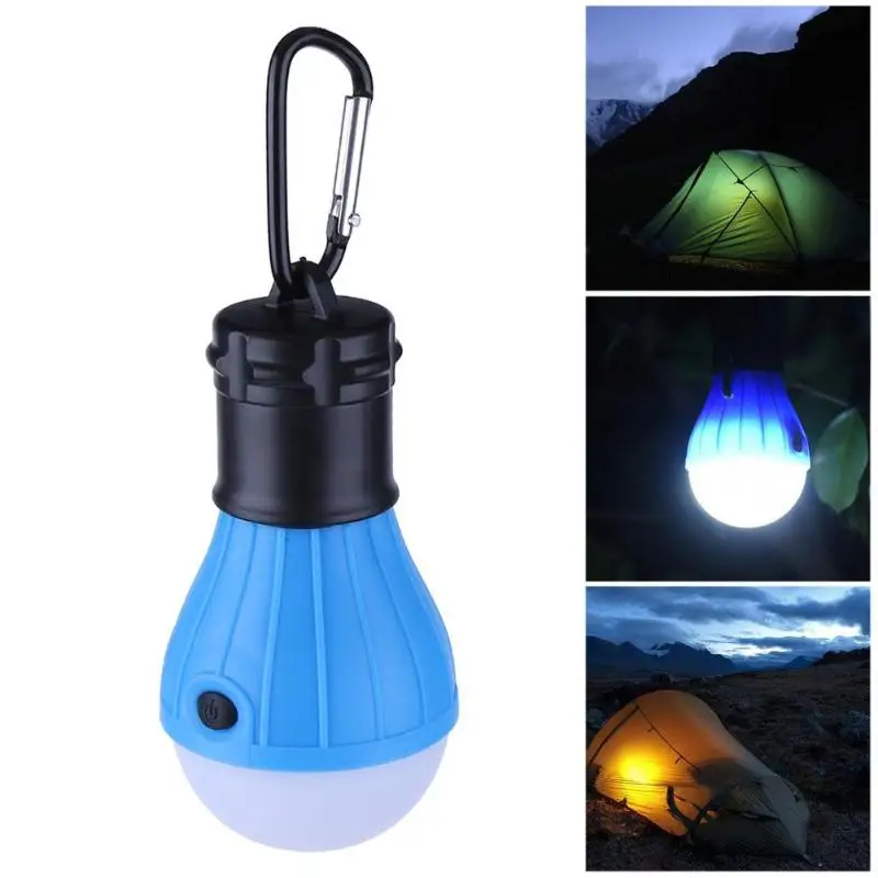 Kopen Draagbare Outdoor Opknoping Tent Camping Lamp Zacht Licht LED Lamp Waterdichte Lantaarns Nachtverlichting Gebruik 3 * AAA Batterij drop verzending