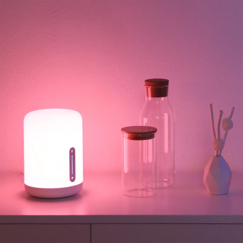 Прикроватная лампа Xiaomi Mijia 2 часы Xiaoai умный светодиодный ночник для спальни