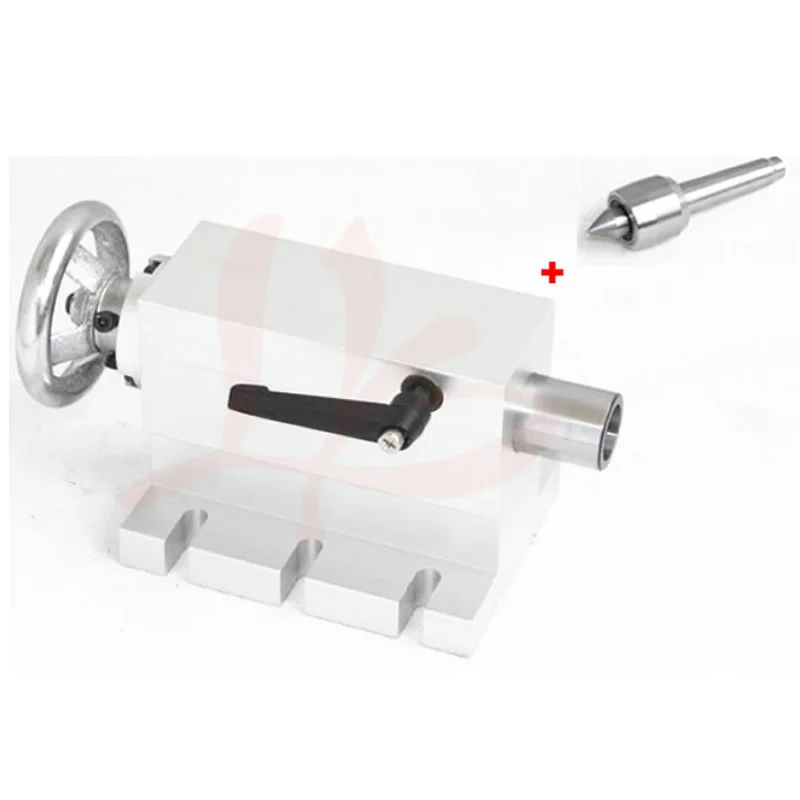 

CNC Woodworking Machine tailstock 4 Axis MT2 Rotary Axis Lathe for CNC Router Milling Mahcine