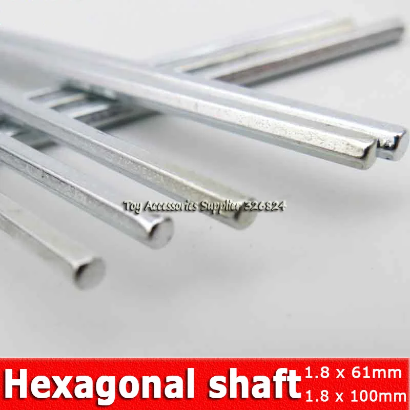 Buy 1.8mm Hexagonal shaft four wheel drive axle brachy axis reduction axle for