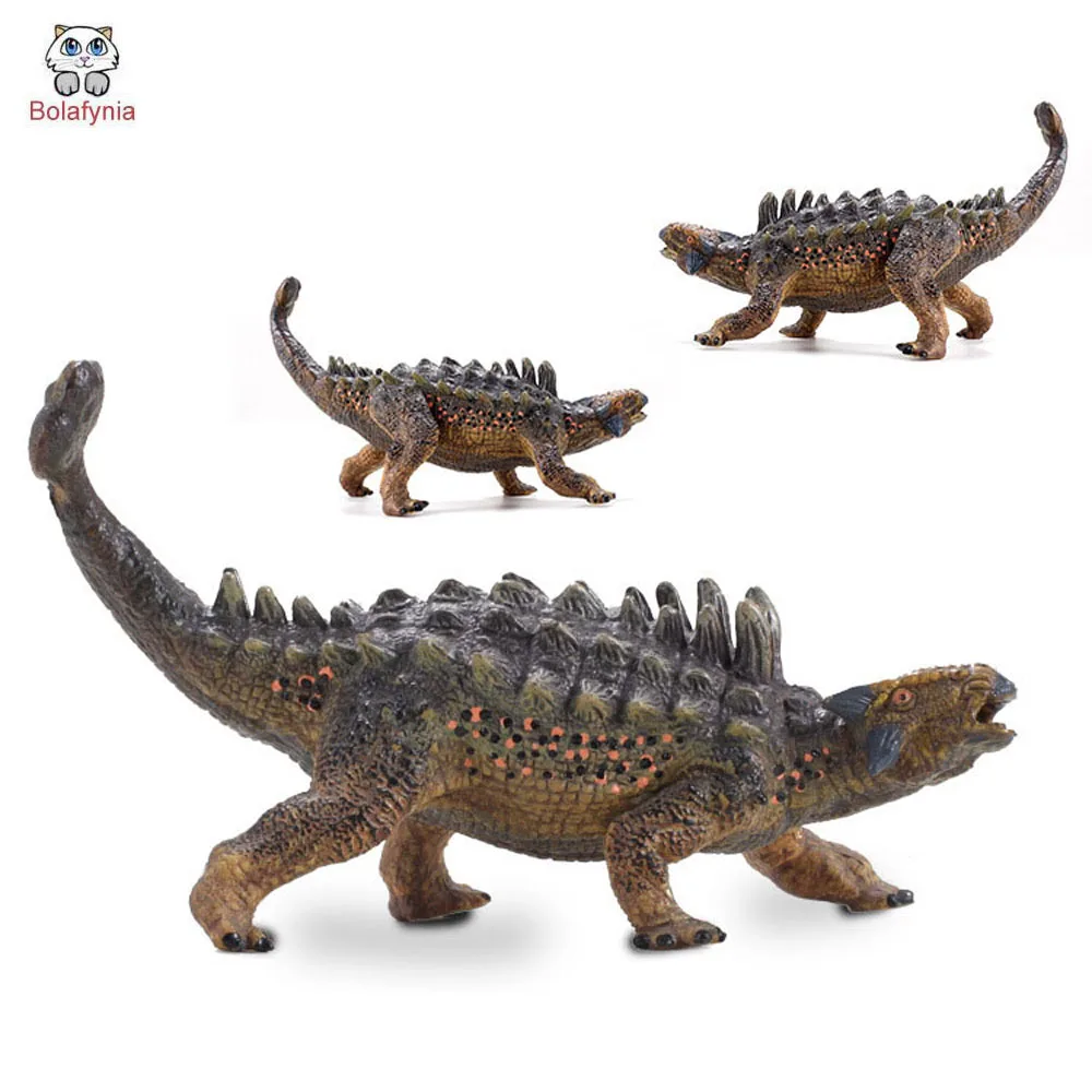 BOLAFYNIA Solid simulation Ankylosaurus dinosaur model animal toys