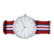Boîtier rond Mi Taille Quartz Montre Réglable Bracelet En Acier Inoxydable Backcase