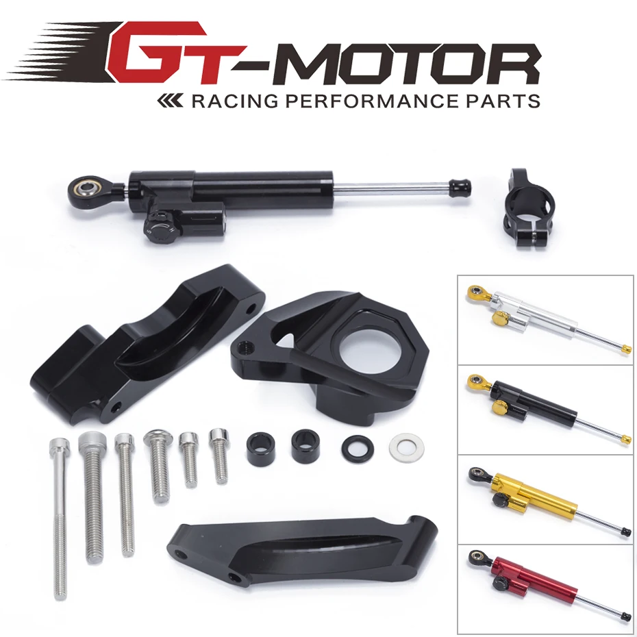 

GT Motor - FREE SHIPPING For SUZUKI GSXR600/750 2004 2005 Motorcycle Aluminium Steering Stabilizer Damper Mounting Bracket Kit