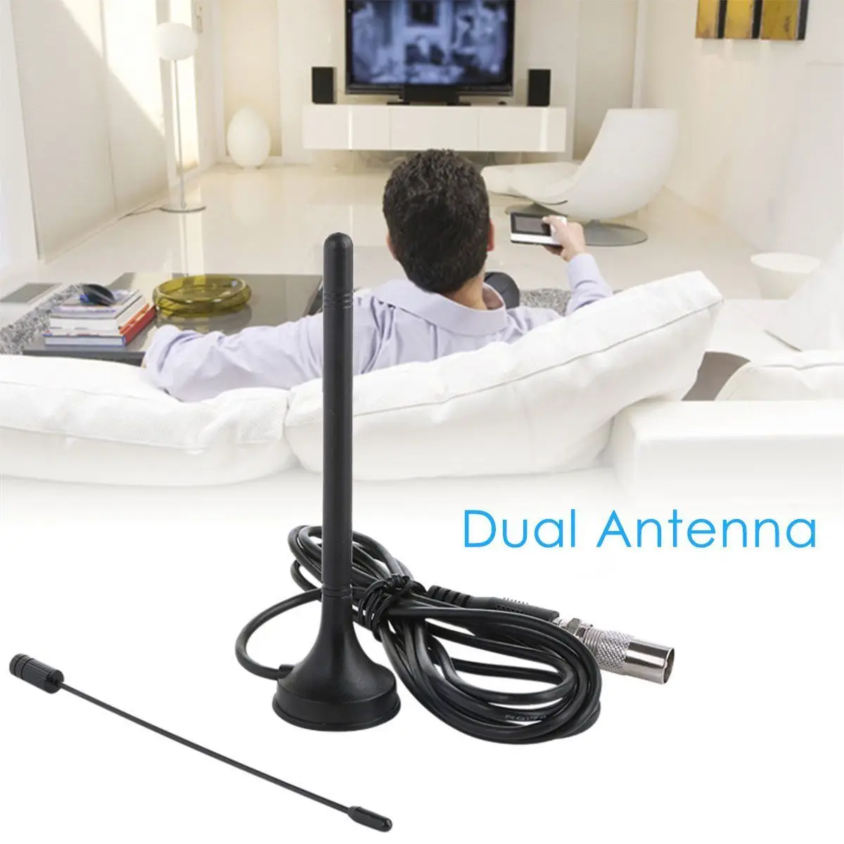 30dBi Indoor усиления Цифровой DVB-T/FM Freeview антенна Антенна ПК для HDTV