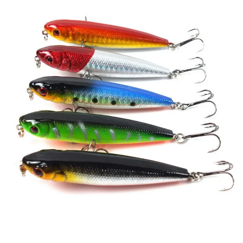 Mino pen type surface water dog bait (8cm / 9g)in Fishing