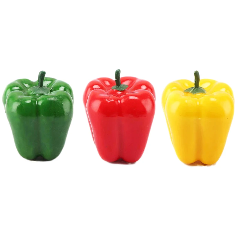 Artificial Vegetables Simulation Red Chili Pepper Pepper Plastic